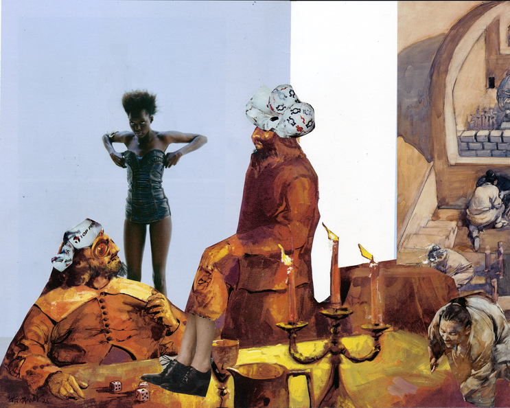 Inspiré par : Tidiane N'Diaye : Le génocide voilé (30x37cm) 120.jpg
